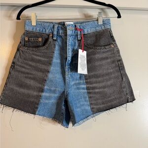 BDG Blue and Gray Jean Shorts